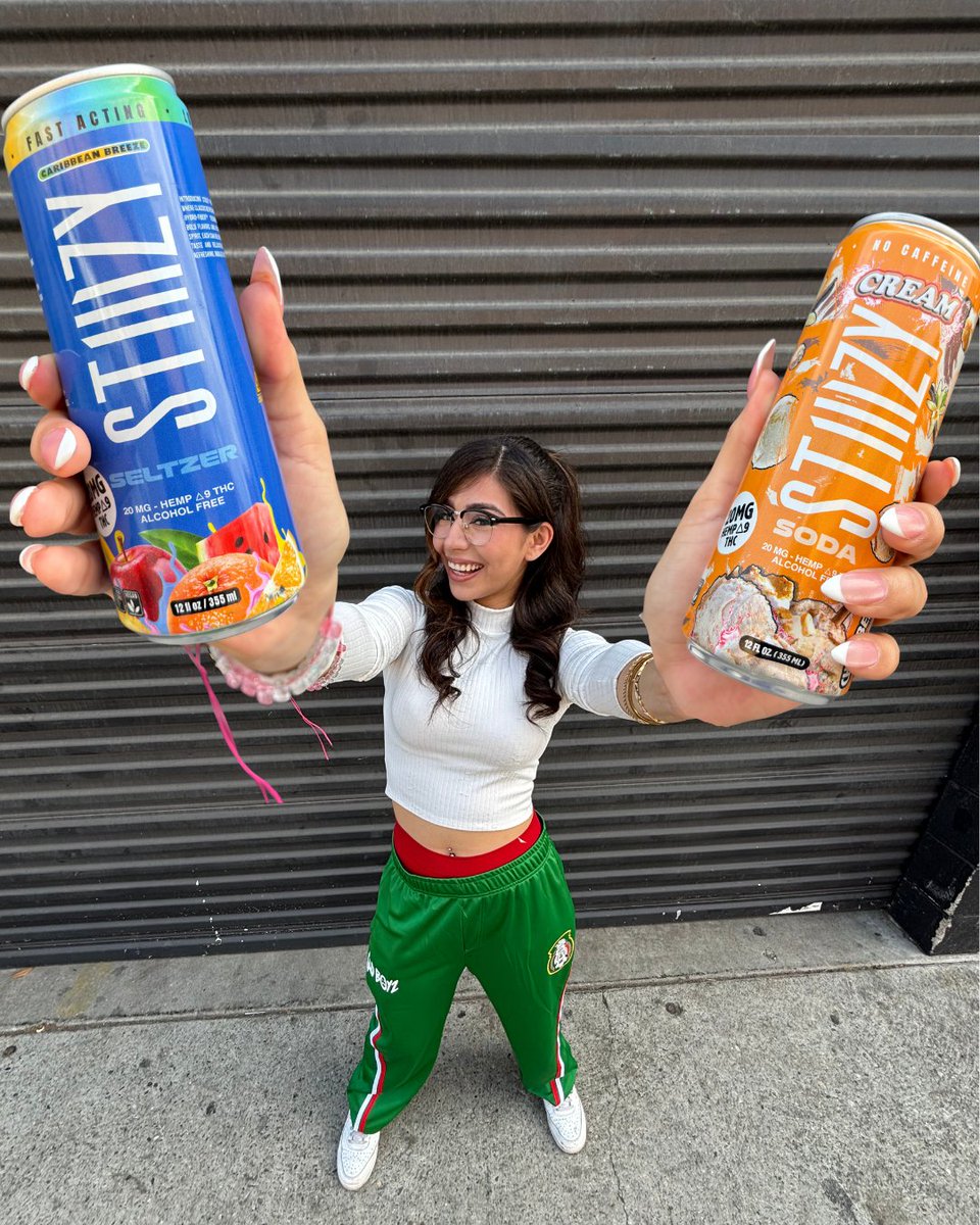 THE TIME IS ALMOST HERE! 10 &amp; 20 MG STIIIZY Seltzers and sodas will be available in select states &amp; online at stiiizydrinks.com this Friday, 9/5🥳