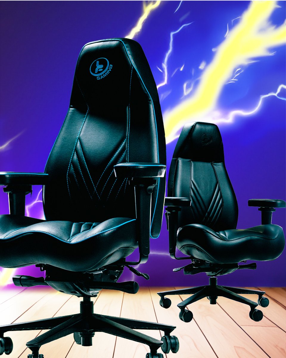 Choose your character⚡Classic Blue or Black on Black? 
Which ergonomic gaming chair is your fav?
Go to lfgaming.com to discover more skins.
