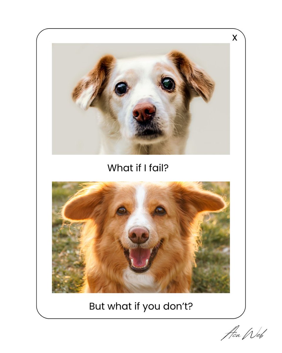 ACUWebServices's tweet image. Taking risks can be scary, but growth happens when you step outside your comfort zone. Don’t let fear hold you back — focus on what could go right.

#ACUWeb #Motivation #PositiveMindset #GrowthMindset #SuccessDriven #KeepGoing