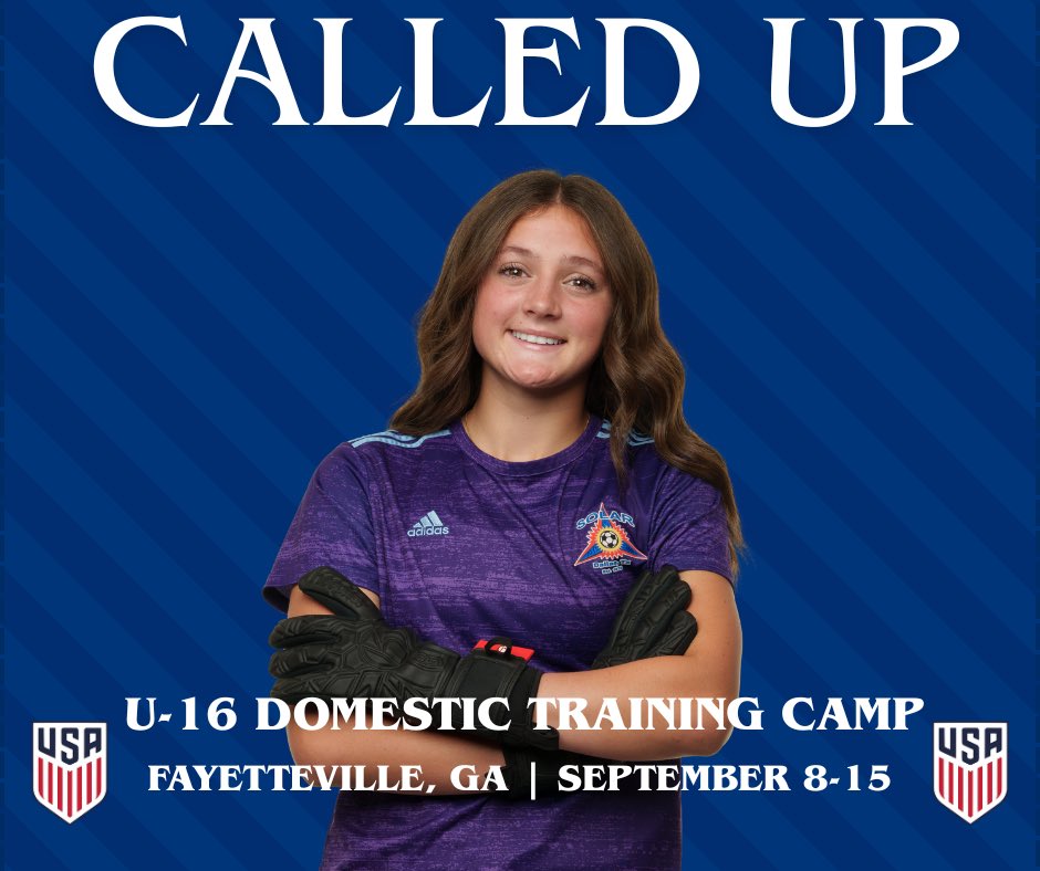 Plano Senior High Varsity Goalkeeper Camille Barrett has been called into the USYNT U-16 Domestic Training Camp in Fayetteville, GA from Sept 8–15. 🇺🇸⚽️

We’re so proud to see Camille representing on the national stage—hard work paying off in a big way! 👏🔥
<a href="/camilleb_keeper/">Camille Barrett</a>