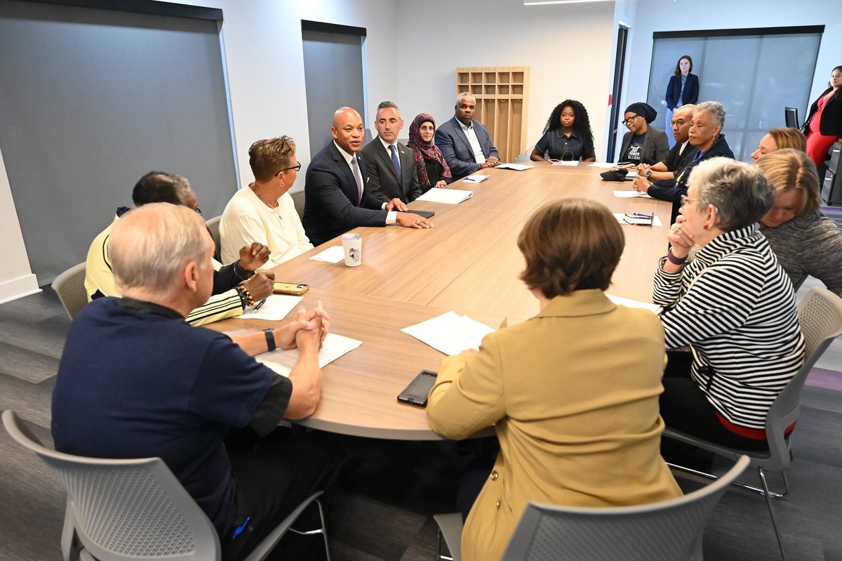 mdjustpower's tweet image. .@GovWesMoore Thank you for moving our state forward on housing today with your “Housing Starts Here” executive order. We look forward to working with you!
12 leaders from ACT, AIM, and PATH met with Gov. Moore today to share personal stories on housing and over 60 attended!