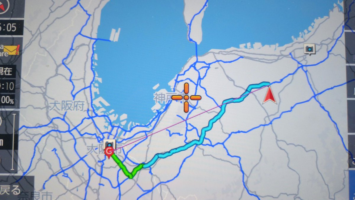 夜が明けた
一般車が増えた(^_^;)

出来れば夜明けくらいに着いておきたかった
こっちの人速いんだよなぁ(´-﹏-`；)

田舎者には辛い

ちなみに今ここ

あのGのとこまで行く