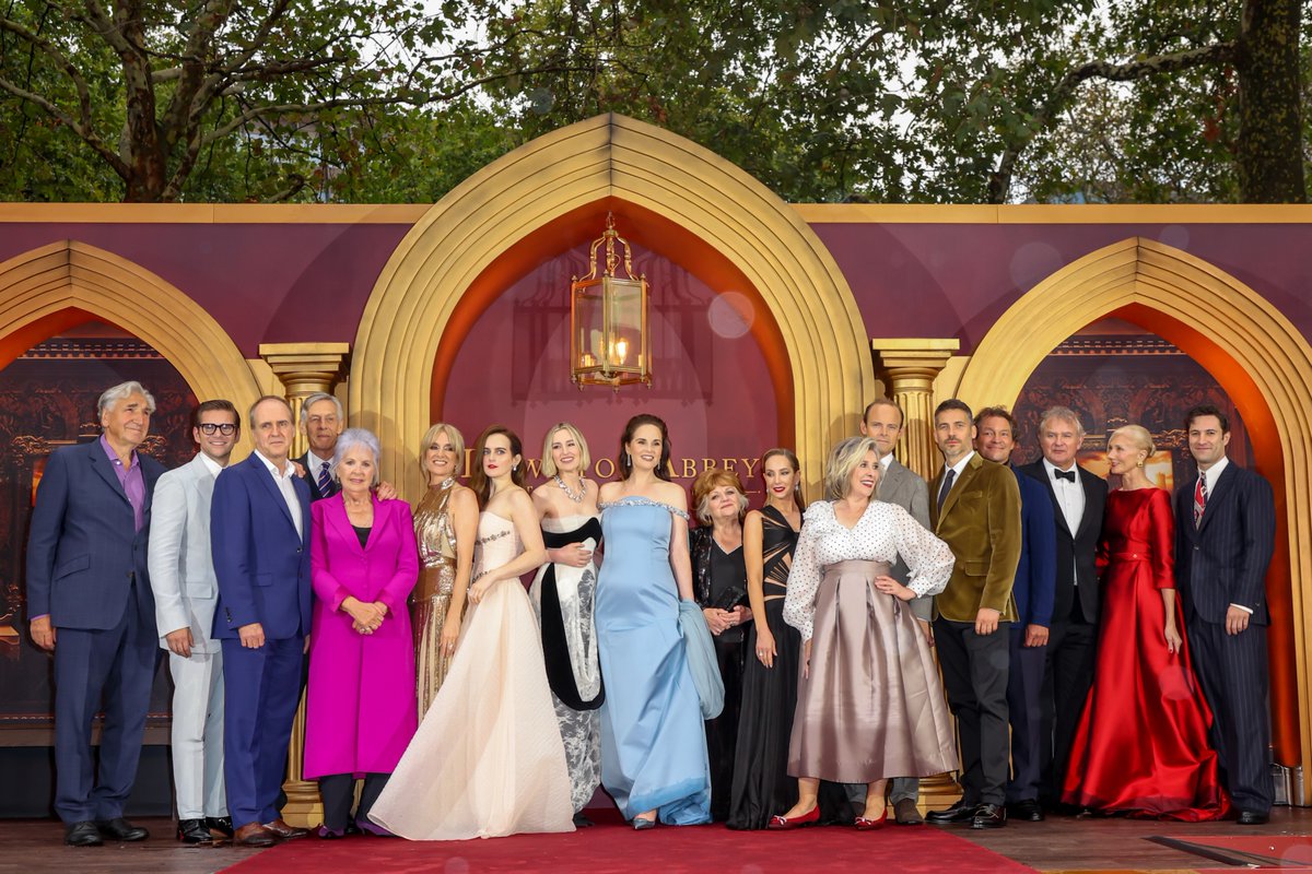 A grand celebration from London.

Scenes from the world premiere of Downton Abbey: The Grand Finale with the cast and crew.

Experience the motion picture event only in theaters September 12.
