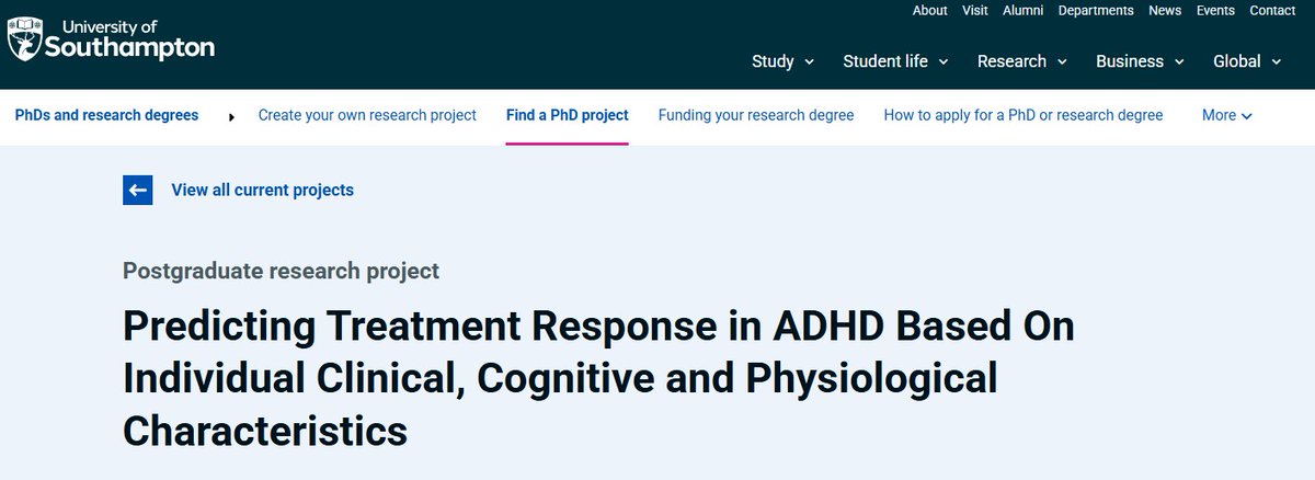 Samuele Cortese (@cortesesamuele) on Twitter photo 📣📣We are hiring! PhD position 👇👇 
southampton.ac.uk/study/postgrad… 📣📣We are hiring! PhD position 👇👇 
southampton.ac.uk/study/postgrad…