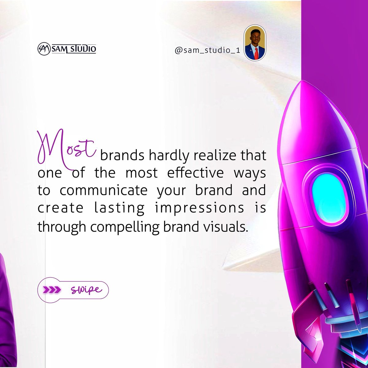 SamStudio_1's tweet image. Ever wondered why some brands stay in your mind long after you see them? 👀

Here’s one secret to creating lasting brand impressions…
🫴✨

#brands 
#brandidentity
#brandsecrets