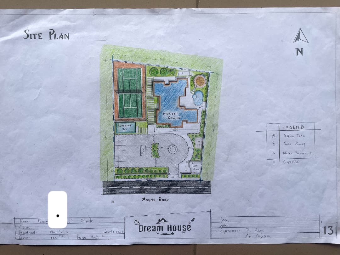 SamStudio_1's tweet image. "Not just school works—foundations of a dream career." ARCHITECTURE ✨ 

You've always have been my inspiration Lord, I'd always acknowledge that. 🙇‍♂️