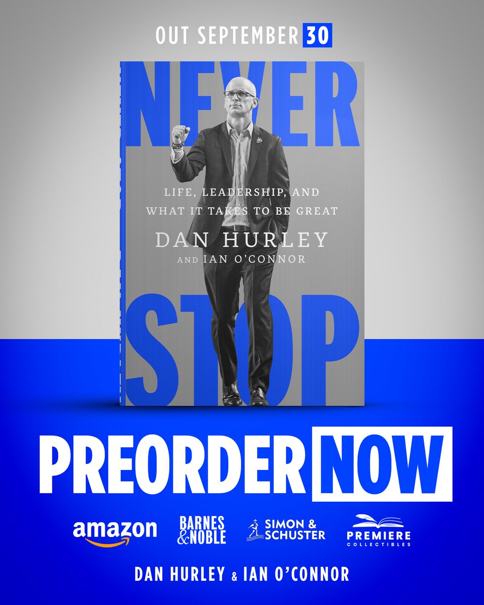 What everyone sees on the court is only part of the story. The game begins long before the game. ‘Never Stop’ is out at the end of the month!

lnk.bio/DanHurley