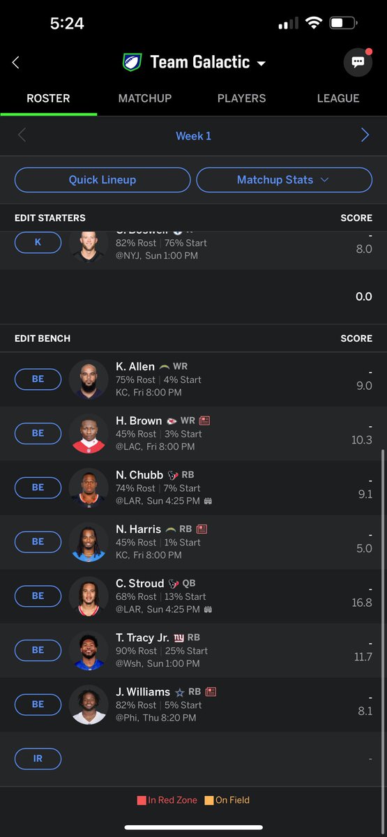 How we feeling about the fantasy squad? 😤 10-man league
