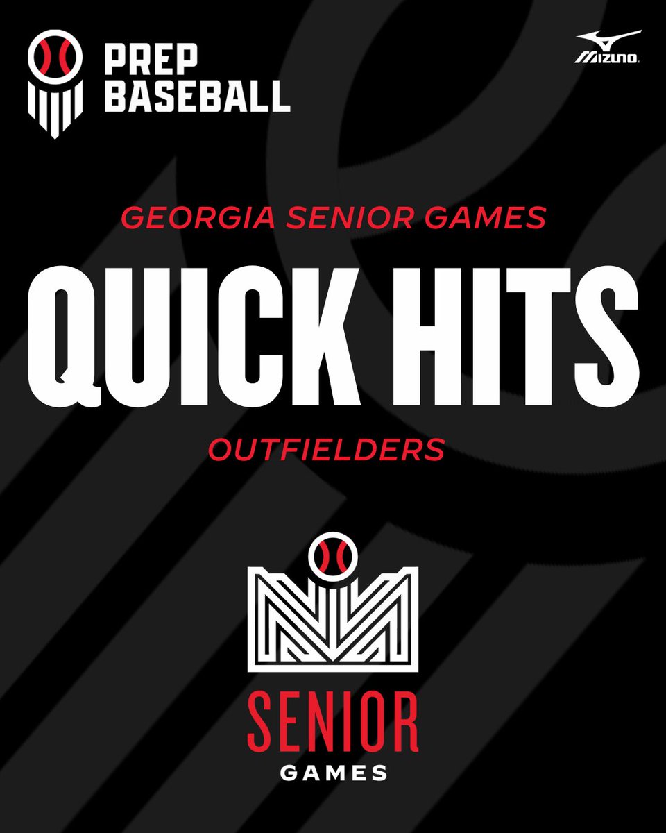 Prep Baseball Georgia (@prepbaseballga) on Twitter photo ๐๐๐จ๐ซ๐ ๐ข๐ ๐๐๐ง๐ข๐จ๐ซ ๐๐๐ฆ๐๐ฌ: ๐๐ฎ๐ข๐๐ค ๐๐ข๐ญ๐ฌ โก
๐ถ๐๐๐๐๐๐๐
๐๐๐
+ A closer look at some of the top performances from the outfielders at #GASeniorGames25. Including 1 uncommitted prospect that ran a 6.48 with a ๐ฃ in game play.
๐ loom.ly/CZaz7eo ๐๐๐จ๐ซ๐ ๐ข๐ ๐๐๐ง๐ข๐จ๐ซ ๐๐๐ฆ๐๐ฌ: ๐๐ฎ๐ข๐๐ค ๐๐ข๐ญ๐ฌ โก
๐ถ๐๐๐๐๐๐๐
๐๐๐
+ A closer look at some of the top performances from the outfielders at #GASeniorGames25. Including 1 uncommitted prospect that ran a 6.48 with a ๐ฃ in game play.
๐ loom.ly/CZaz7eo