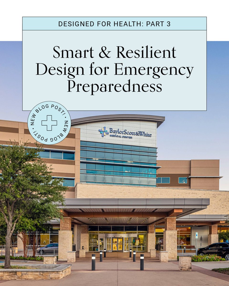 DBREngineering's tweet image. How prepared are healthcare facilities when the unexpected happens? Read how DBR is designing for resilience in healthcare at the link below:
dbrinc.com/smart-resilien…
#DBR #Engineering #MEPEngineering #HealthcareDesign #ResilientDesign #EmergencyPreparedness