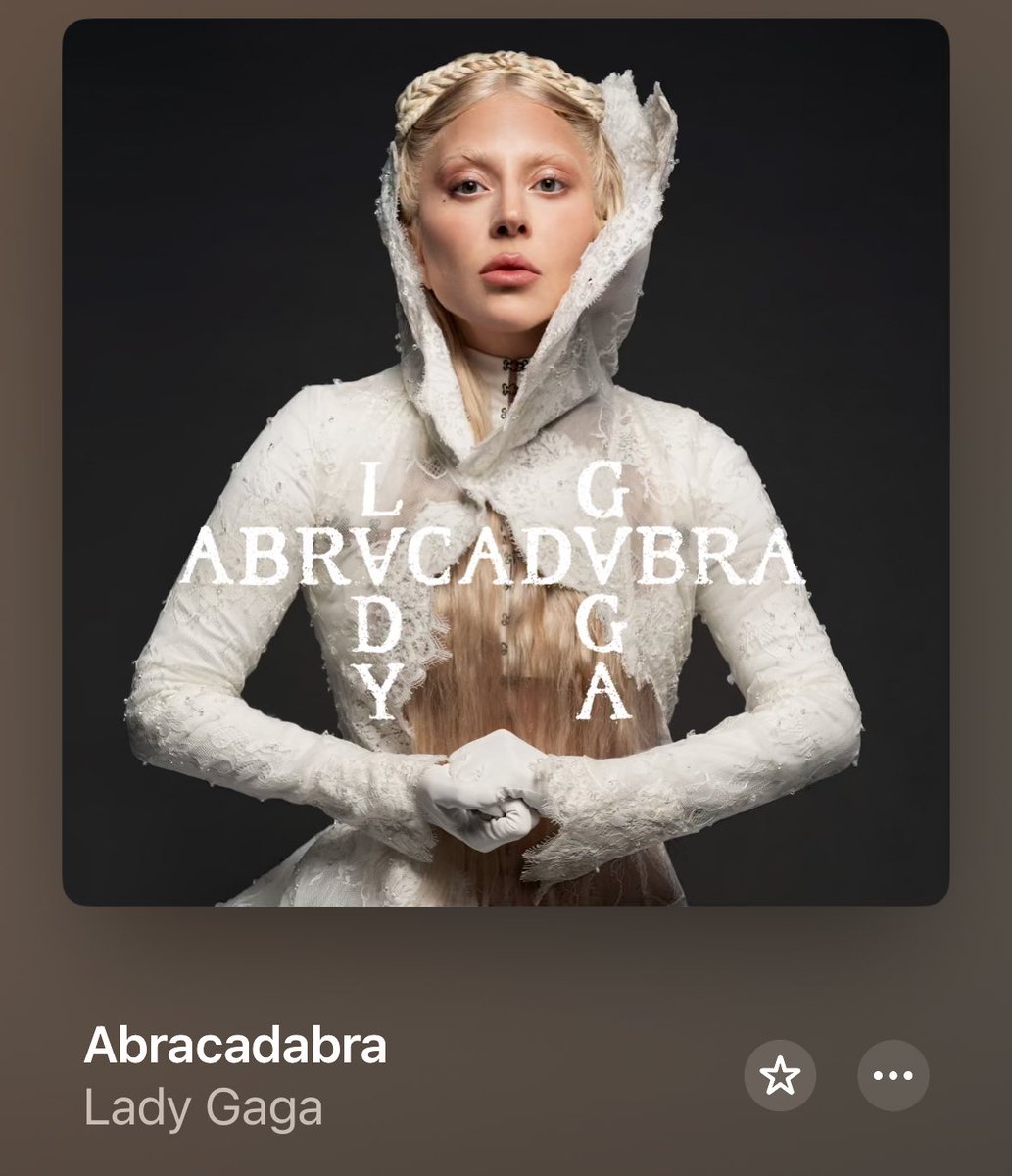 THE NEW ABRACADABRA SINGLE COVER