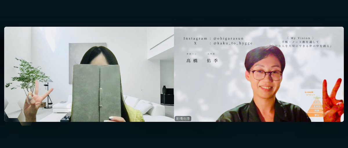thik_vh_mg's tweet photo. 『パートナーと幸せになるための手帳プログラム』
モニターCさんのオリエンテーションを終えました☺️
まだまだ荒削りな私のプログラム😂
今後、4名のモニターさんのお力を借りながら研磨していく予定です💪🔥
お楽しみに❗️❗️
#パートナーシップ
#thik
#手帳 https://t.co/9YpFLMY7iA