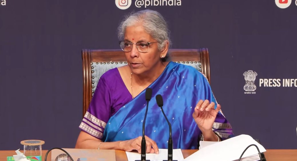 BJP4India's tweet photo. Agricultural goods such as tractors and agricultural-horticultural machines for soil preparation, cultivation, harvesting, or threshing are all coming down from 12 to 5 percent.

It also includes 12 specified bio-pesticides.

The reduction of GST from 12 to 5 percent also applies to natural menthol.

- FM Smt. @nsitharaman 

#NextGenGST