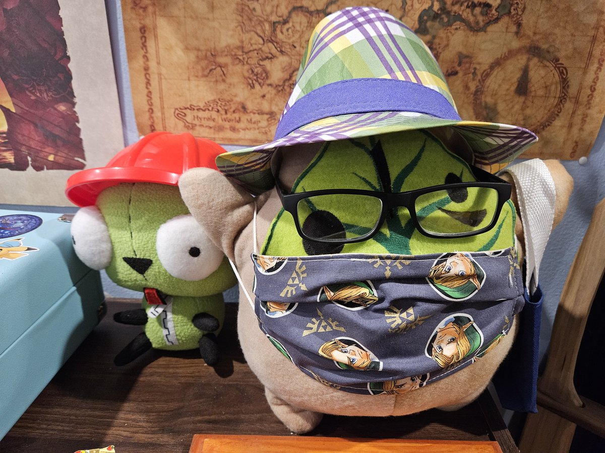 a happy plushie couple