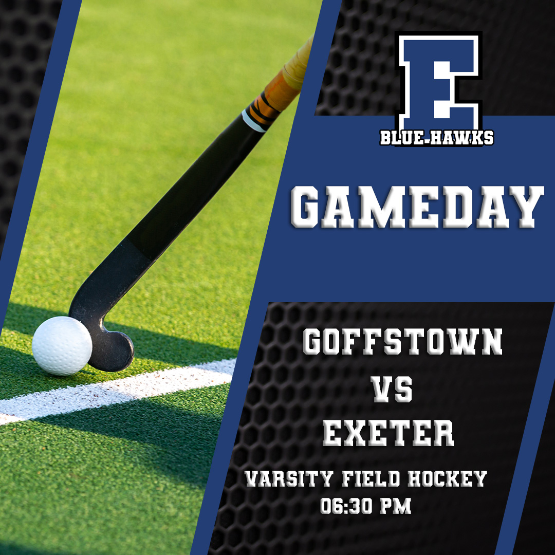 NHIAA Field Hockey | Goffstown at Exeter (D1) at 06:30 PM
Watch it Live on YouTube, youtube.com/@BlueHawkMedia…