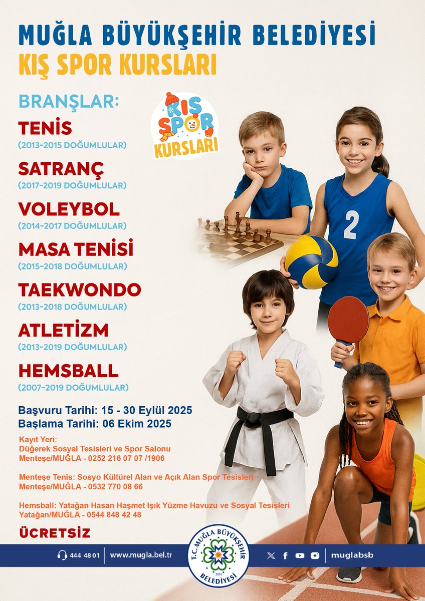 Milli Spor Branşımız Hemsball Muğla Büyükşehir Belediyesinde Hemsball Kurslarımız Deneyimli Antrenörmüz eşliğinde başlıyor. Tüm çocuklarımızı ve Gençlerimizi bekliyoruz. 👍
@hemsball
@hemsballorg
@gosbfed
#hemsball #hemsballmillisporbranşı