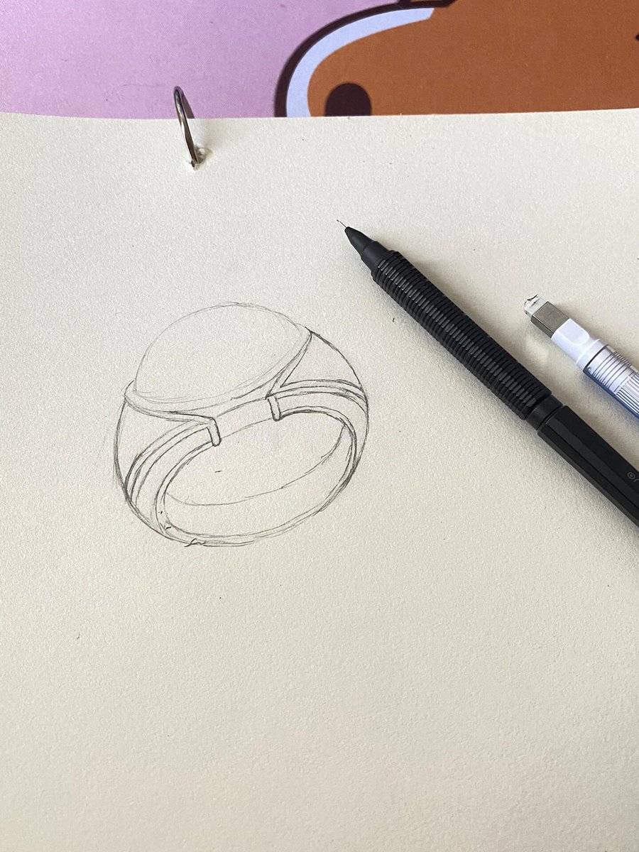 Alice_Hill123's tweet photo. Sharing my hand-drawn creations! Here are two designs for track-set rings: one is minimalist and elegant, the other is more streamlined. The appeal of track-set rings lies in the lack of metal between the gemstones. Which one do you prefer? #handdrawn #ring #trackset https://t.co/eTjJrKKIiO