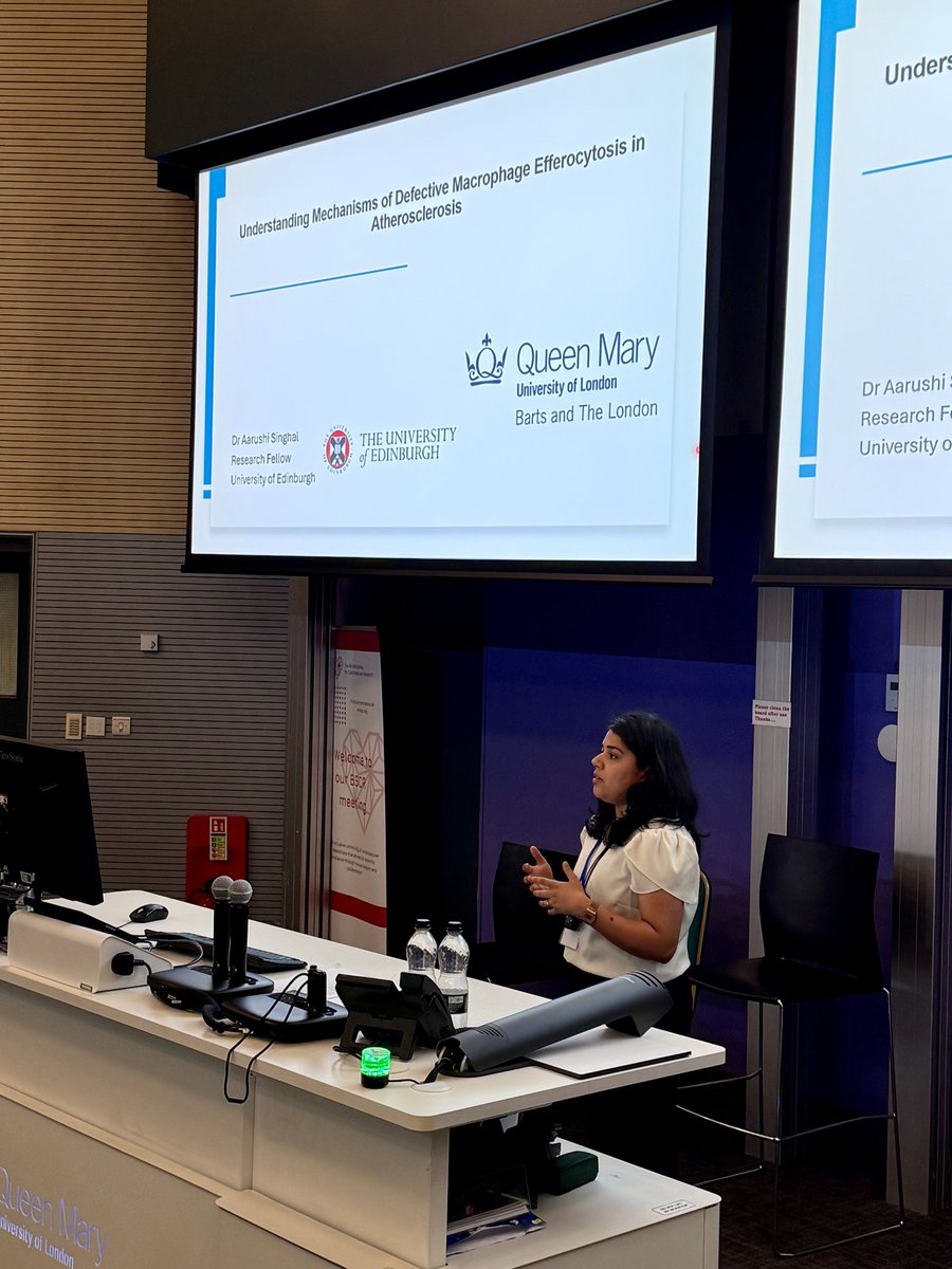 Mani Subramanian 🫀 (@mani_cvd) on Twitter photo Congrats to my former PhD student Aarushi Singhal for an excellent talk on her PhD work & for being selected as a finalist for the BSCR Early Career Investigator Award! 🎉👏 <a href="/QMULWHRI/">William Harvey Research Institute</a> Congrats to my former PhD student Aarushi Singhal for an excellent talk on her PhD work & for being selected as a finalist for the BSCR Early Career Investigator Award! 🎉👏 <a href="/QMULWHRI/">William Harvey Research Institute</a>
