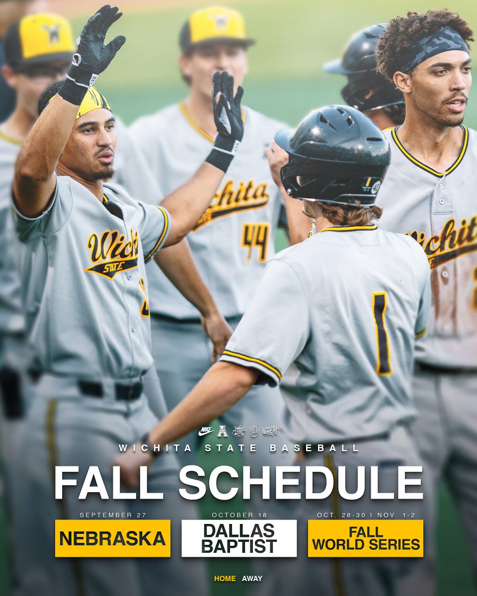 Back to work!

Our fall schedule has arrived 👇

- vs. Nebraska (9/27)
- at Dallas Baptist (10/18)
- Fall World Series (10/28-10/30, 11/1-11/2)