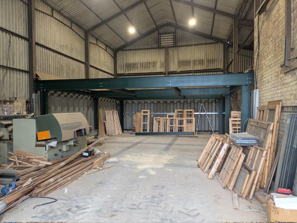 New mezzanine floor fabrication and installation