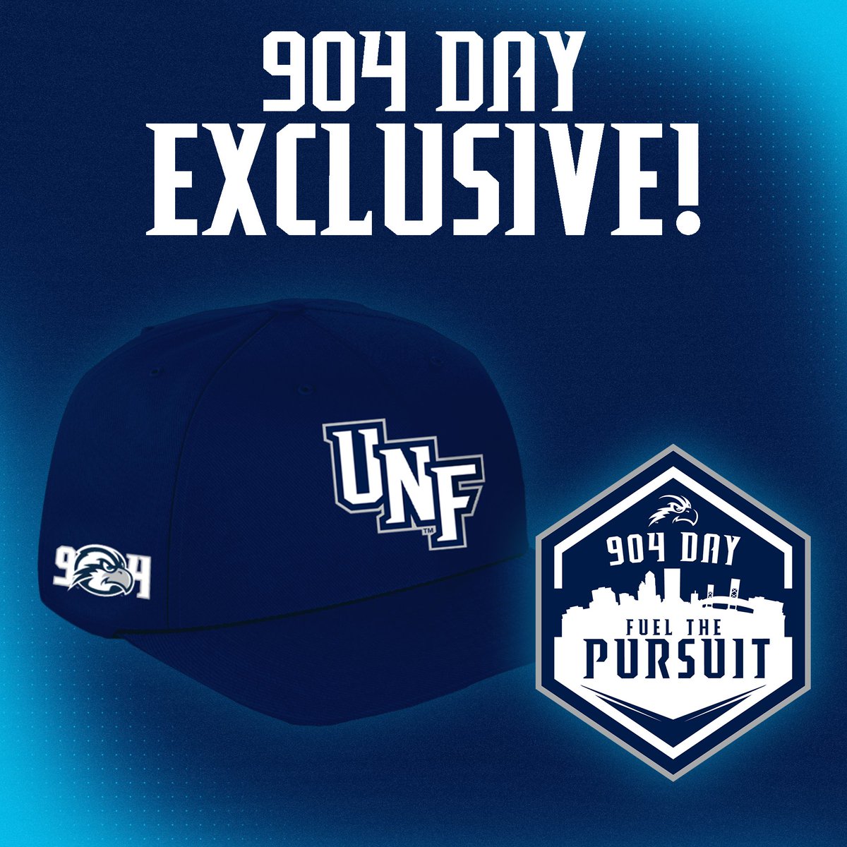 Get your exclusive UNF Ospreys Dome hat by making a donation of $90.40 towards the 904 Day Fundraiser!

Donate now: bit.ly/904DayUNF

#SWOOP