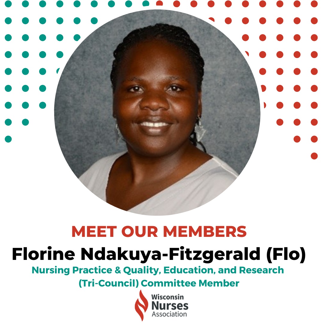 Meet a WNA Member! This month, meet Florine Ndakuya-Fitzgerald (Flo)! wisconsinnurses.org/meet-a-member-…