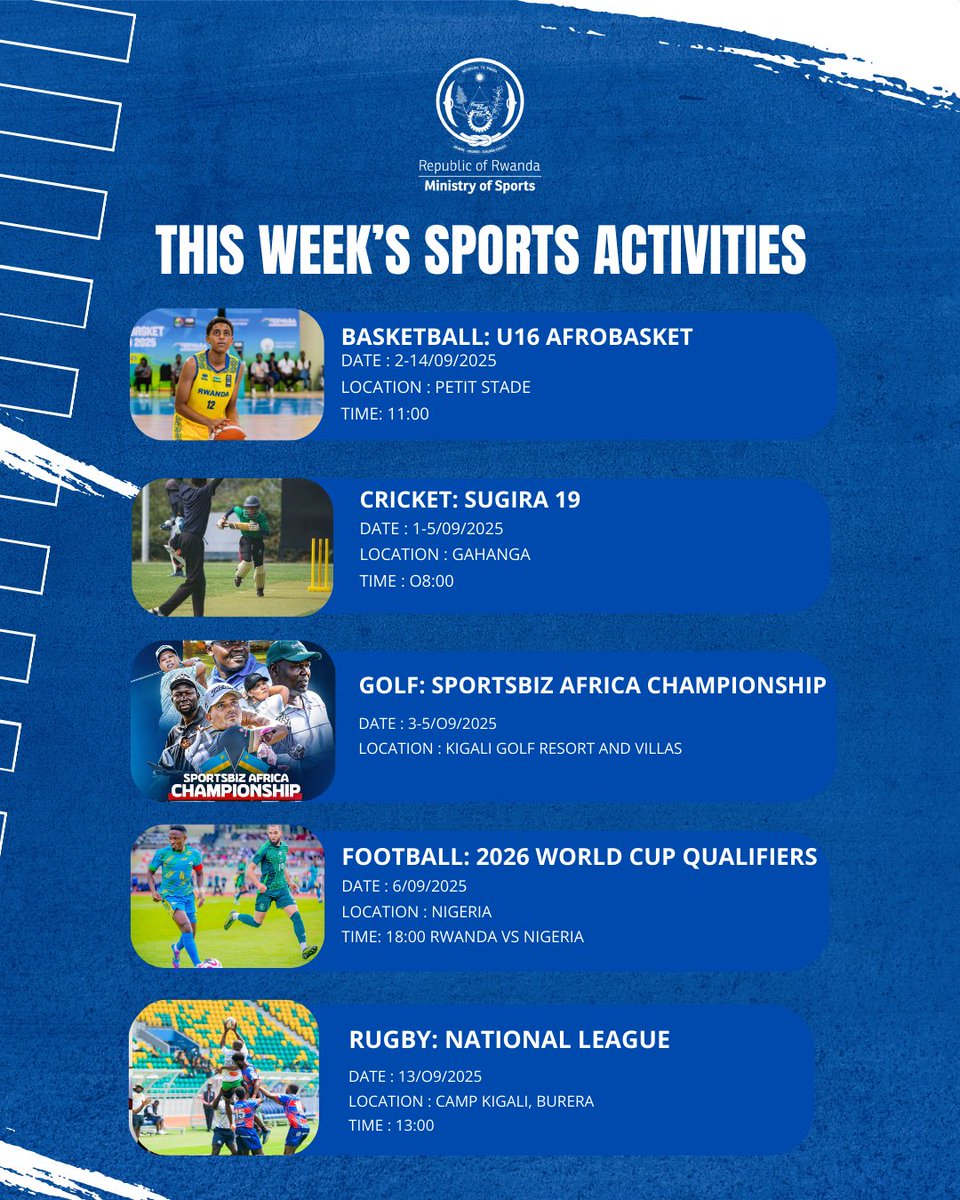 Ministry of Sports | Rwanda tweet media