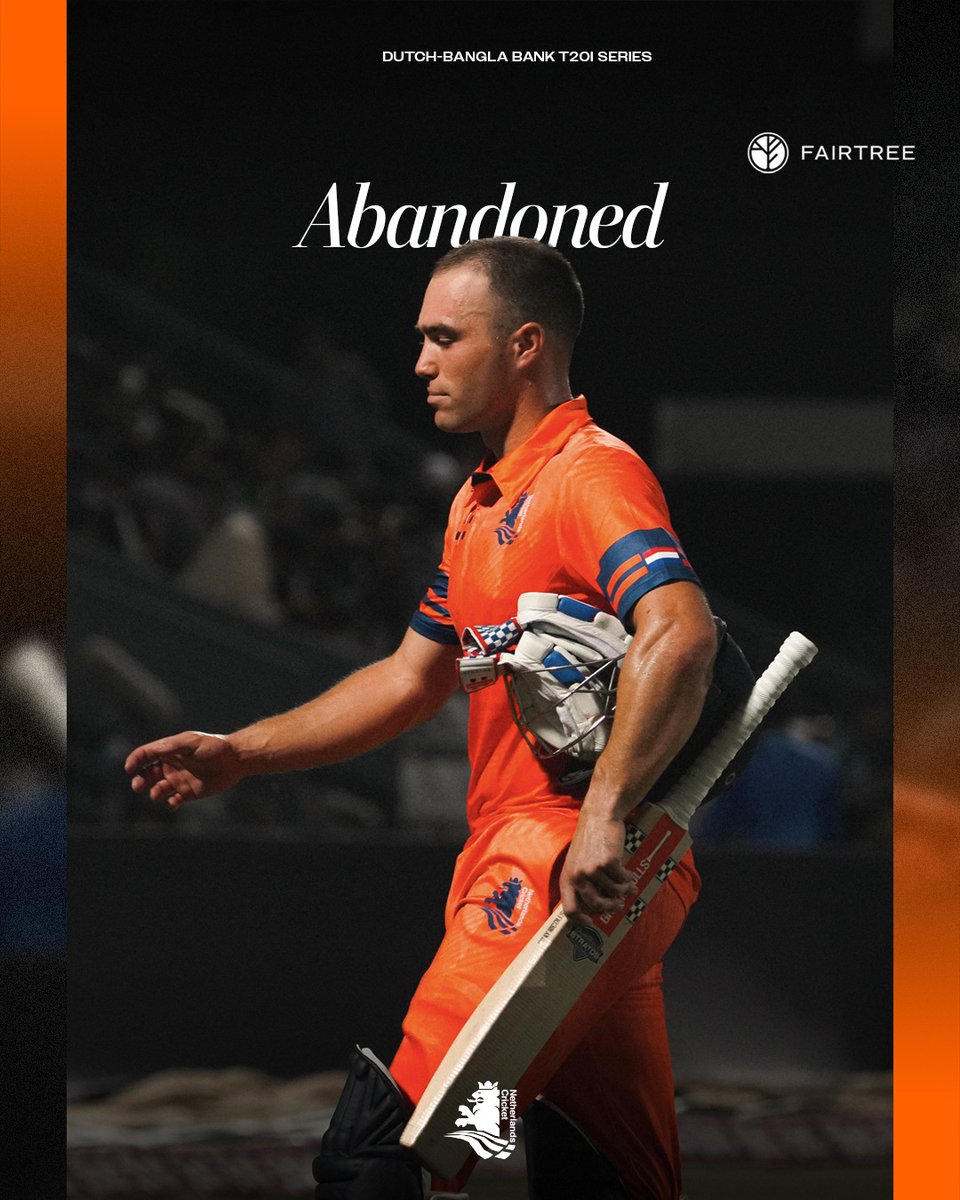 ☔ 𝗠𝗮𝘁𝗰𝗵 𝗮𝗯𝗮𝗻𝗱𝗼𝗻𝗲𝗱 

The third and final match of the men’s series against Bangladesh was called off due to heavy rain. 🌧

That means the series ends in a 2–0 win for Bangladesh. Congratulations to our hosts, and thank you for the warm hospitality. 🙏🇧🇩