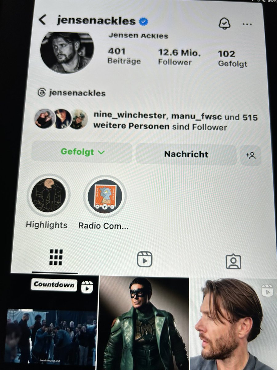 jackyharder's tweet photo. 🤩 Mega 🎊 congratulations 🎉 @JensenAckles 💙🥂🤩 just reached 2.6 million followers on Instagram. 👏🏼👏🏼👏🏼💙💙🫶🏻🫶🏻
#Countdown #jensenackles #markmeachum
#countdownonprime #countdownseson2🙏🤞🏻
#primevideo #amazonmgmstudios #countdownspoiler #countdownS2 https://t.co/S1nZK8rhgD