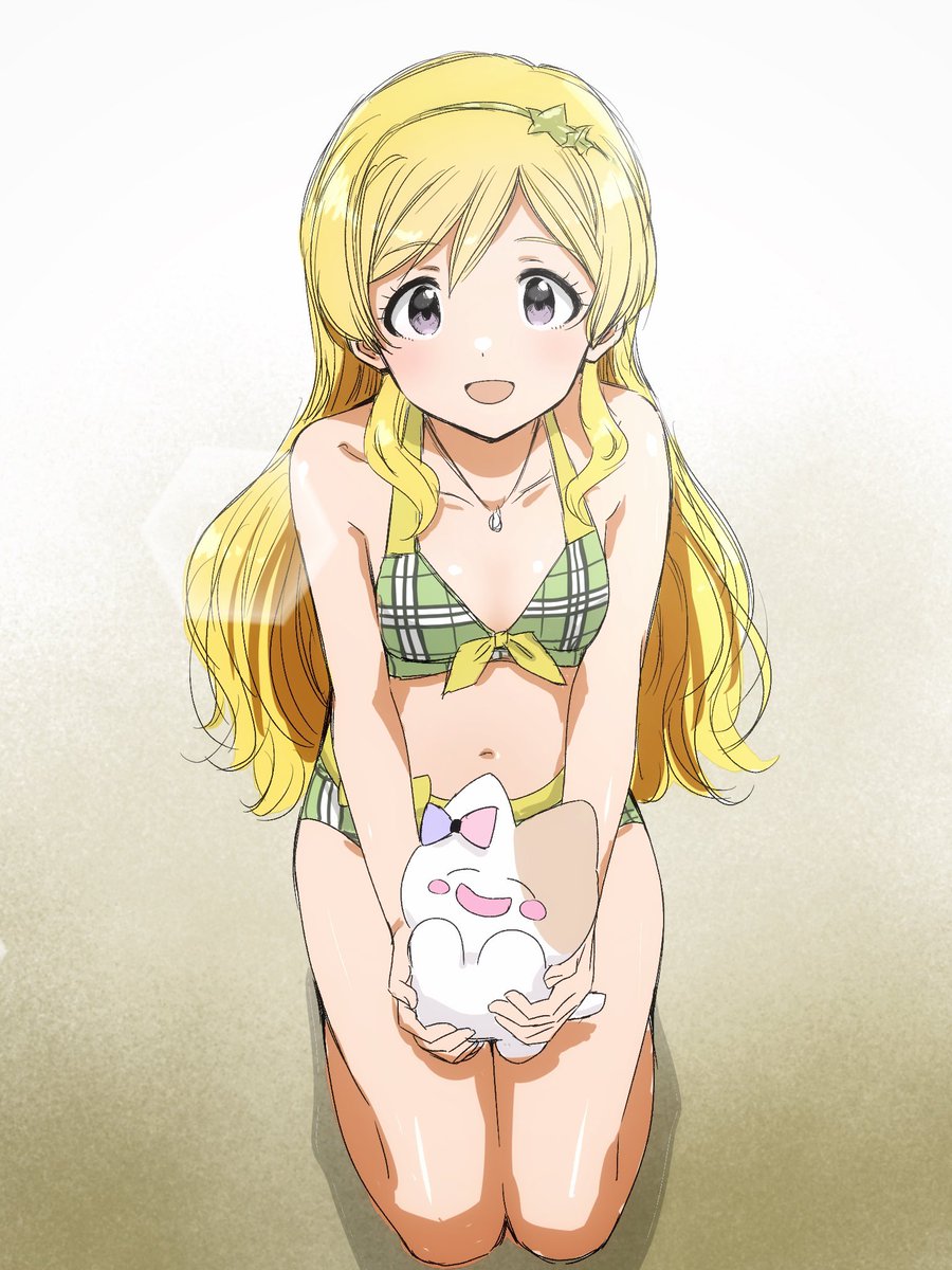 夏っぽいの描かなかったなぁとか推しマスコット描いてなかったなぁとかを一枚に