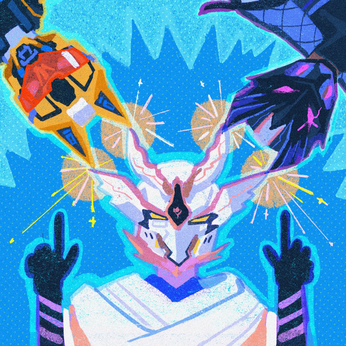 #YuDrawWilson #Vantalism #zalillust 
a two-for-one deal
可以一个顶俩……