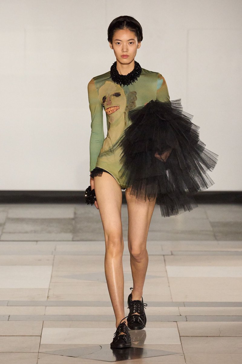 also loved her and her stylist enrique 
melendez’s twist on this simone rocha bodysuit