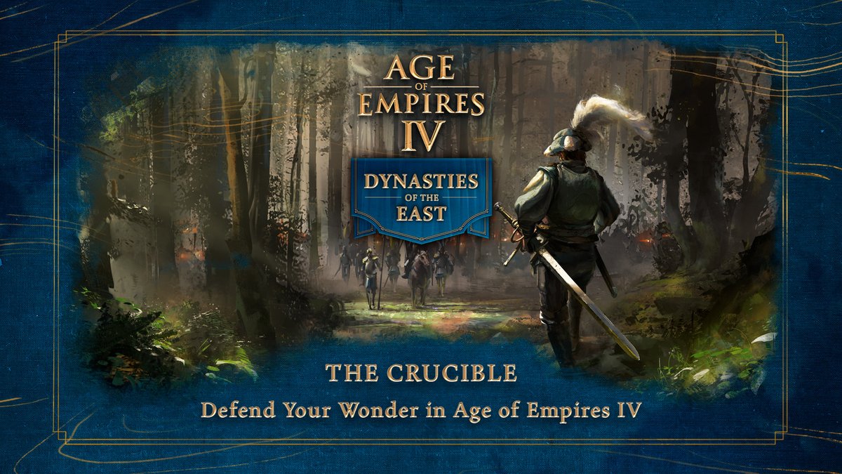 Our latest blog breaks down AOE IV's boldest mode yet! 

Coming November 4 with Dynasties of the East, forge your legend in The Crucible, a new roguelite mode. Face unpredictable battles, evolving perks, and endless replayability! 

Learn more: aoe.ms/AOEIV-Dynastie…