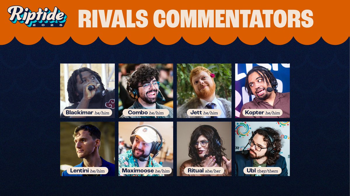 Riptide (@riptidessb) on Twitter photo 🗣️Meet your <a href="/RivalsOfAether/">Rivals of Aether II</a> 1+2 Casters!
Catch them and all the Rivals action on twitch.tv/btssmash3 with Top 8 on twitch.tv/btssmash on Sunday! 🗣️Meet your <a href="/RivalsOfAether/">Rivals of Aether II</a> 1+2 Casters!
Catch them and all the Rivals action on twitch.tv/btssmash3 with Top 8 on twitch.tv/btssmash on Sunday!