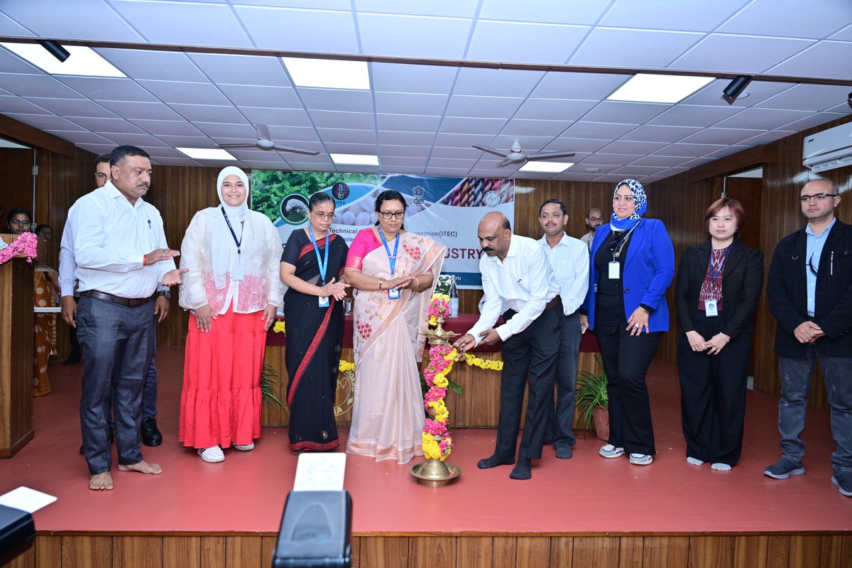The 4 weeks international ITEC training on Sericulture and Silk Industry is inaugurated today at Central Sericultural Research and Training Institutes, Central Silk Board, Mysore by Dr. S Manthira Moorthy, Director, CSB. 30 candidates from 8 Countries are participating.