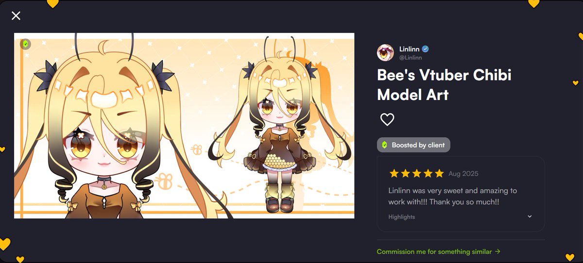 Chibi Vtuber model I made!! Thank you for commissioning me!! ❤️

#VGenComm #Vgen #Vtuber #Comm