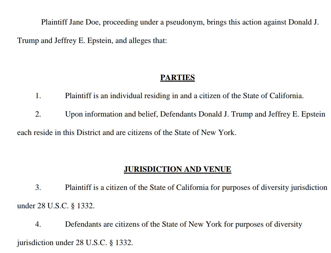 King Wolfe 𝕩 (@kingwolfe96) on Twitter photo Is everyone aware Trump & Epstein's were both CO-DEFENDANTS in a RAPE CASE?
But Trump threatened her and her family to the point they dropped the case because they were afraid for their lives. 
#TrumpEpsteinFiles #EpsteinTrumpFiles #EpsteinFiles #Epstein #EpsteinTrumpCoverUp Is everyone aware Trump & Epstein's were both CO-DEFENDANTS in a RAPE CASE?
But Trump threatened her and her family to the point they dropped the case because they were afraid for their lives. 
#TrumpEpsteinFiles #EpsteinTrumpFiles #EpsteinFiles #Epstein #EpsteinTrumpCoverUp