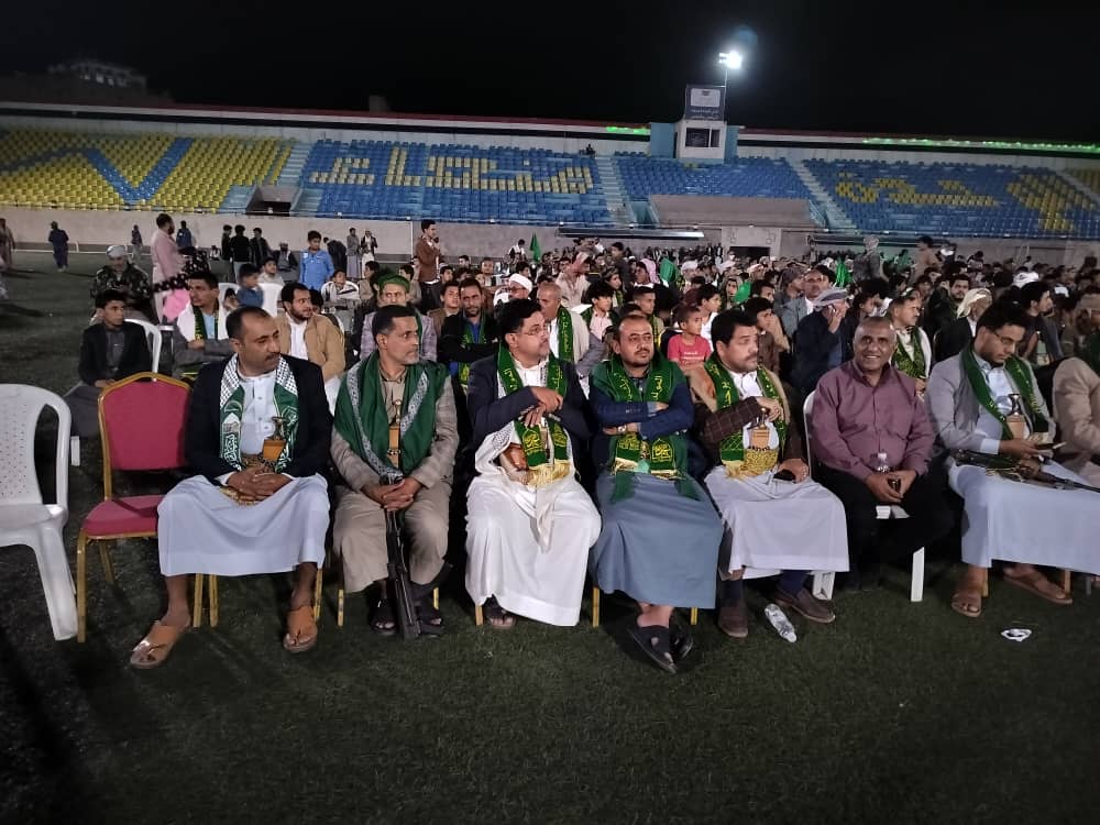 حضور مدير عام مديرية #السبعين الأستاذ محمد مطهر الوشلي والأستاذ محمد الصادق  في الامسية الثقافية التي نظمها  نادي وحدة صنعاء بمناسبة  ذكرى المولد النبوي الشريف – على صاحبه وآله أفضل الصلاة وأتم التسليم.