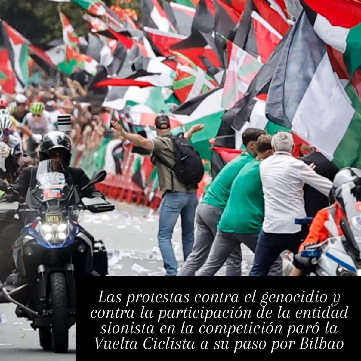 Hoy gritamos con todas nuestras fuerzas GORA EUSKADI.

Y ahora, a emularlos desde el resto del país. Ni un respiro hasta que no se hable de otra cosa que no sea el Genocidio del siglo XXI.