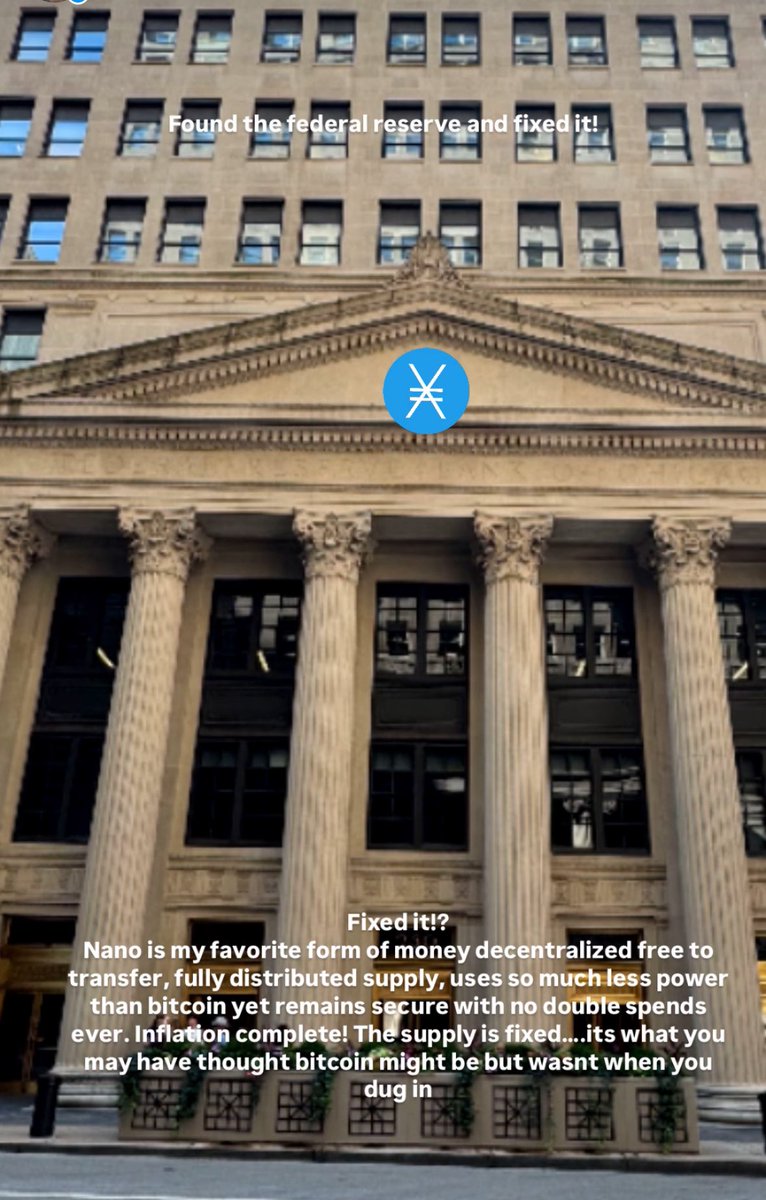 $xno Nano is my favorite form of money.

Anyone else pefer Nano or similar as the global reserve currency?  

The stablecoin usd thing only makes sense in the short term (10 years) 

Bitcoin maybe doesnt make sense in 50-100 years or its worth like a gazillion dollars