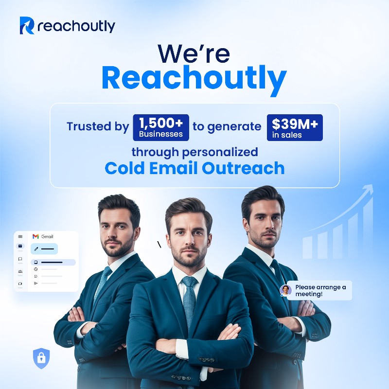 Reachoutlyllc's tweet image. We’re Reachoutly. 1,500+ businesses, $39M+ sales generated.

We help you turn cold emails into warm opportunities.

Discover how: tinyurl.com/49s5frd8