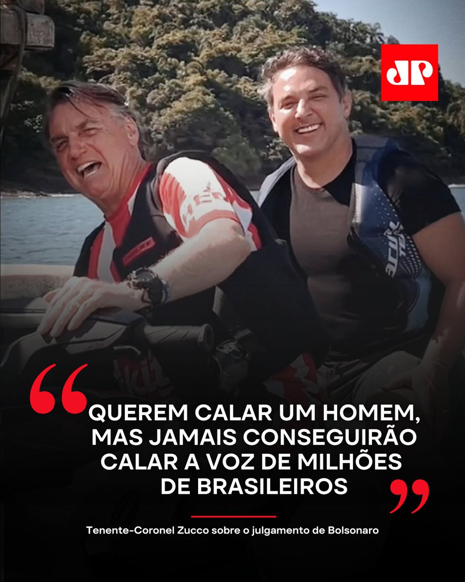 JovemPanNews's tweet photo. O deputado federal Tenente-Coronel Luciano Zucco (PL-RS), líder da oposição na Câmara, afirmou em entrevista exclusiva à Jovem Pan que o julgamento de Jair Bolsonaro (PL) no Supremo Tribunal Federal (STF) é uma “cortina de fumaça” para encobrir a má-gestão do governo Lula (PT): “O 8 de janeiro é uma cortina de fumaça para esconder a incompetência de um governo sem compromisso com o futuro do Brasil”.

📸Reprodução: Instagram/Zucco
📺 Confira na JP News e Panflix 👉 https://t.co/aGG7BuLUIu