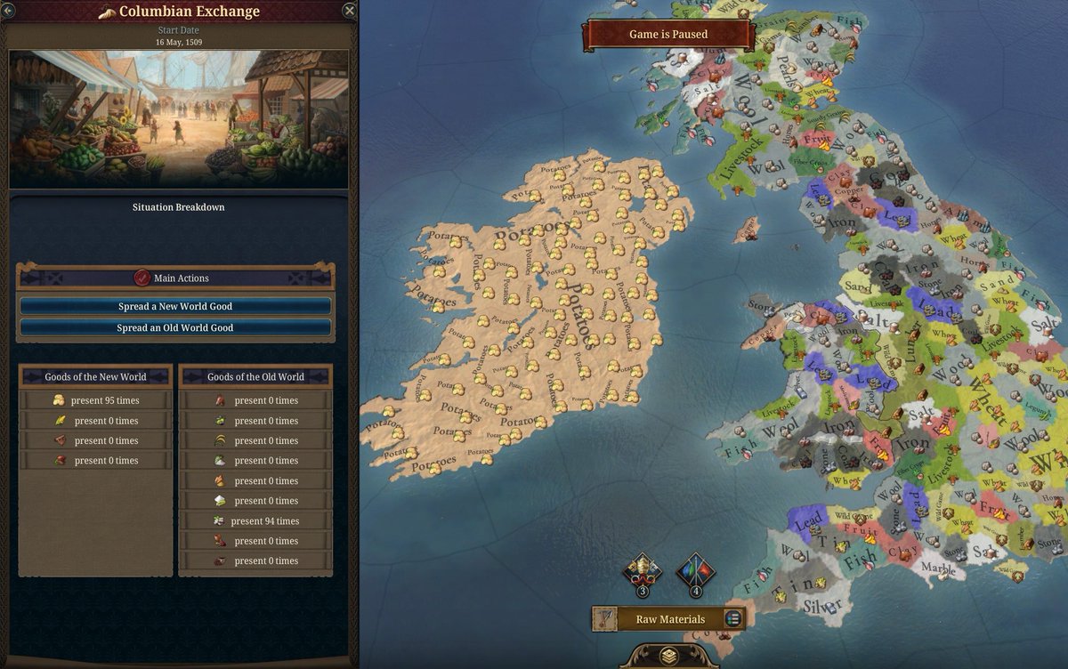 You let some English guys playtest..   and this is the 18th century setup