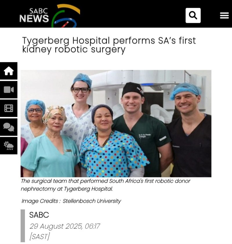 A tale of two provinces. Tygerberg  is a Western Cape government run public Hospital 👇