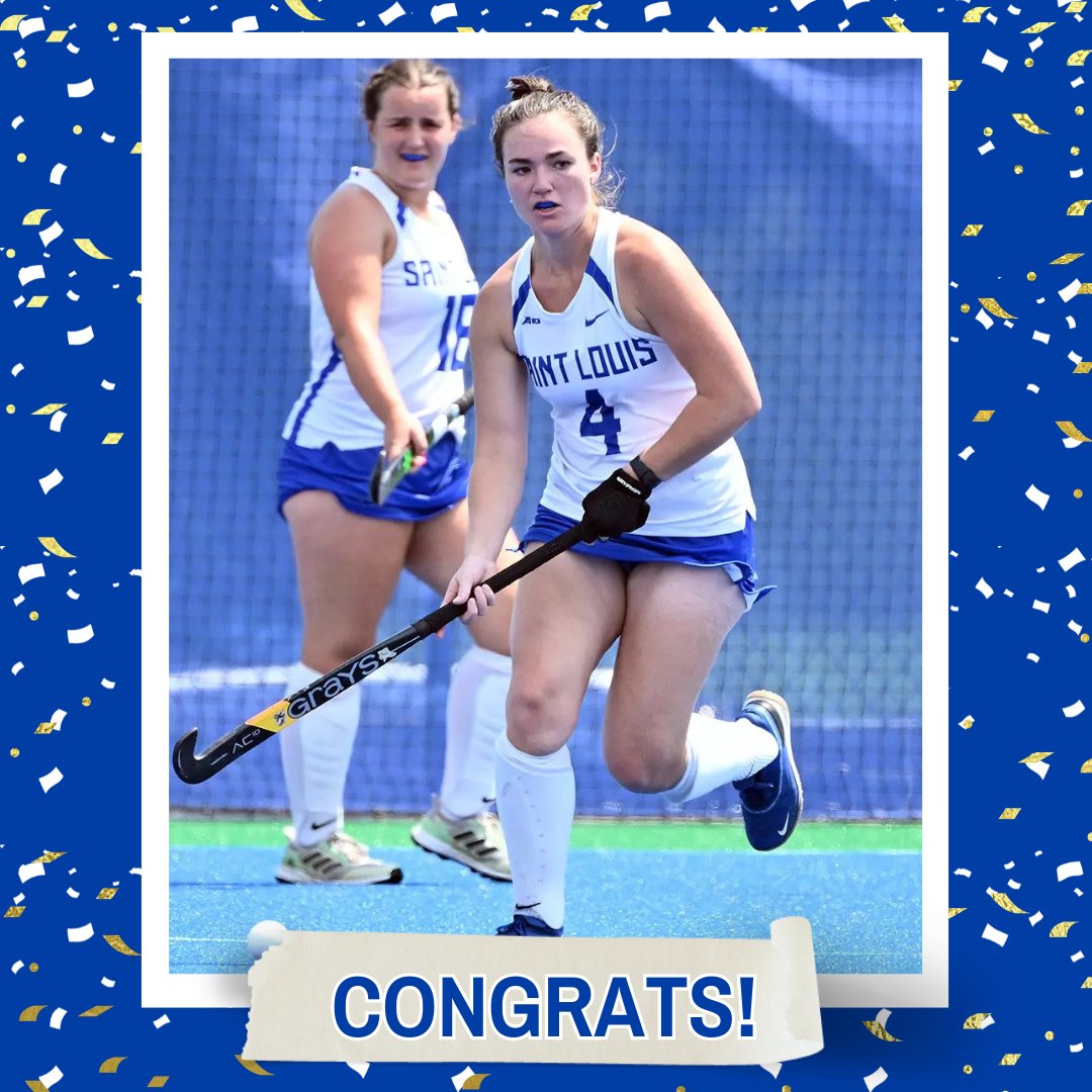 Big congrats to SLU DPT student Olivia Smith for being named to the Atlantic 10 Field Hockey Preseason All-Conference Team! 🏑👏 One of just 11 athletes selected by the league's seven head coaches — an incredible honor and well-deserved recognition! 

loom.ly/kolKWqY
