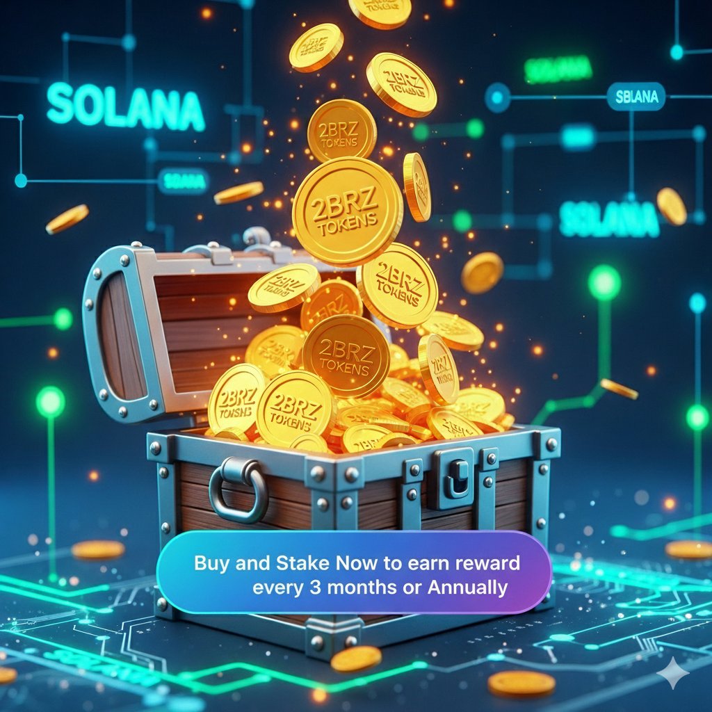Leokomzy's tweet photo. "🚨 UNLOCK YOUR CRYPTO POTENTIAL! 💥 

Buy 2BRZ Coin on Solana &amp; stake for MASSIVE REWARDS every 3 months or annually! 💰🔥 Don't miss out! 

@2_Brohz 
@BABAALEX77 
@SirKingsMVX 
@Tonero_web3
@sam 

#2BRZ 
#2BRZFAMILY
#Solana 
#CryptoInvesting https://t.co/l9eQEW9aF6