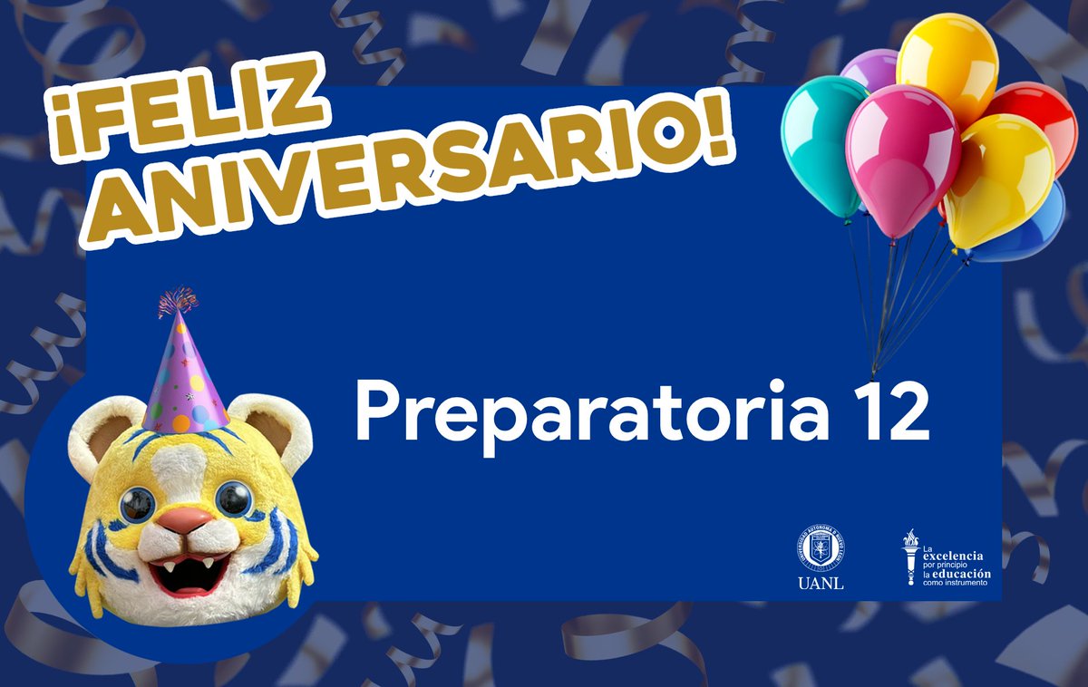 uanl's tweet photo. ¡Feliz Aniversario 72 a la #Prepa4, 52 a la #Prepa12 y 48 a la #Prepa23! 🎉🎂
Tres comunidades diferentes pero con el mismo propósito celebran hoy la historia que han forjado con visión, esfuerzo y compromiso. ¡Un fuerte abrazo a los lobos, linces y coyotes de la Universidad! https://t.co/b7qCJwEwAE