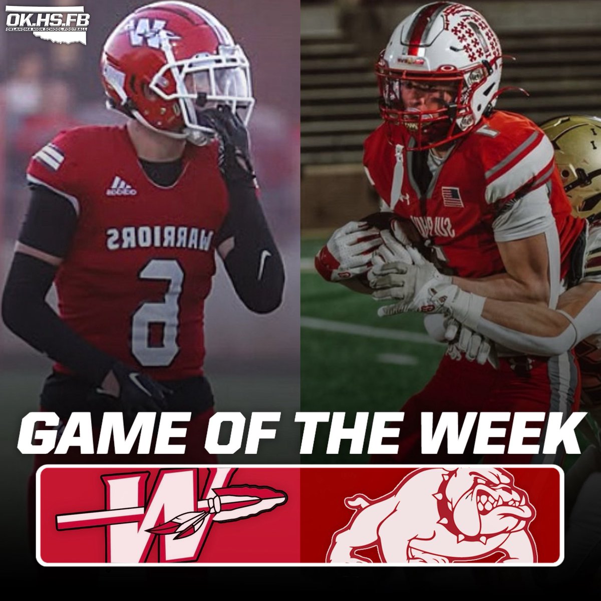 Week 1 Game of the Week…

Washington vs Sulphur 

A highly anticipated matchup between two top teams from 2A-1 and 3A. These two met last season where Washington won in 2OT 27-24. 

Who do you got?

#okpreps
