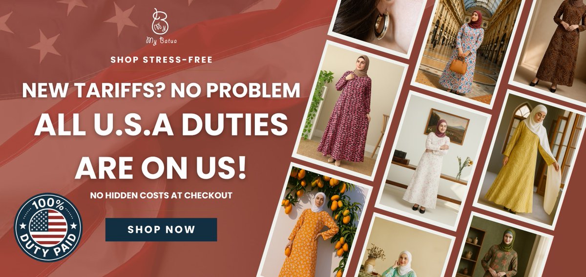 Shop worry-free: We'll cover all duties for USA - mailchi.mp/mybatua.in/lat…