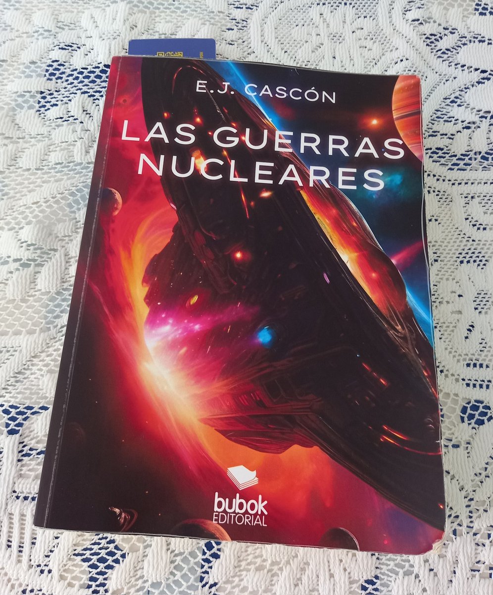Terminado Las Guerras Nucleares de <a href="/Rameteh/">E.J. Cascón</a>, un space opera muuuy bueno, me ha tenido muy enganchado!
Gracias <a href="/Kalinote1/">Kalino</a> por la recomendación
#LasGuerrasNucleares
